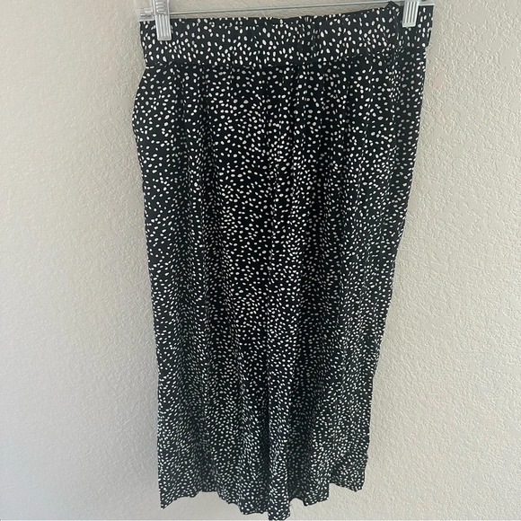 & other stories high waisted culotte pants in all over print - Picture 4 of 14